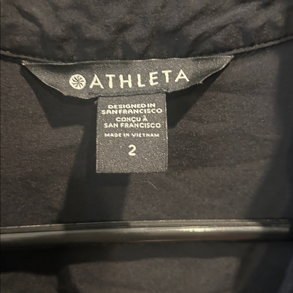 Athleta Black Sleeveless Romper size 2 - Picture 2 of 7